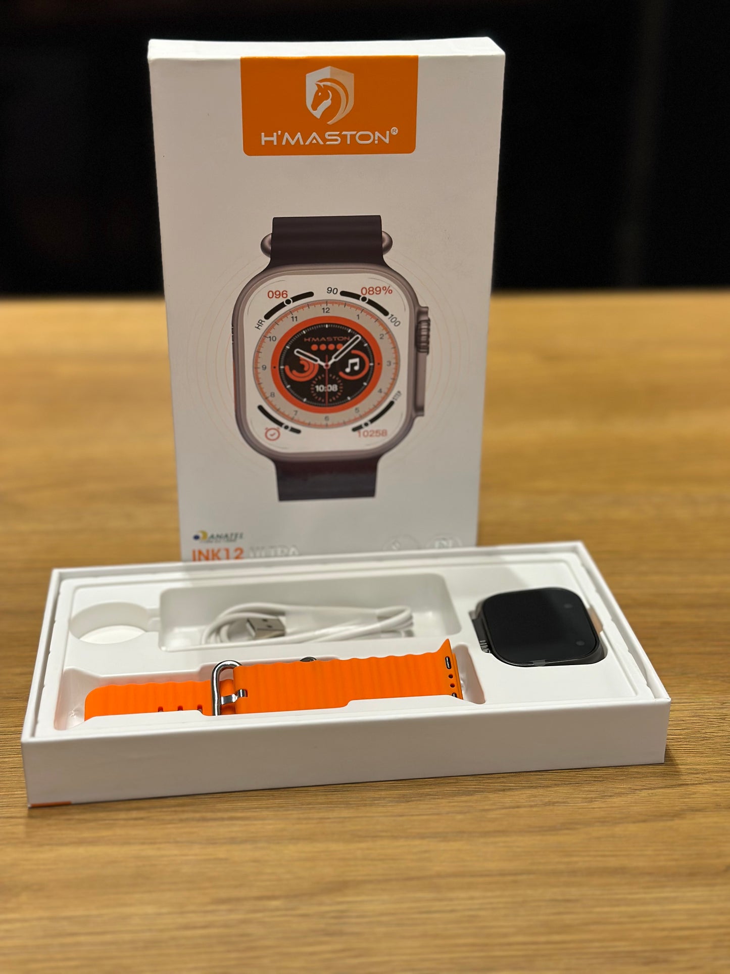 Smartwatch INK12 Ultra luz noturno